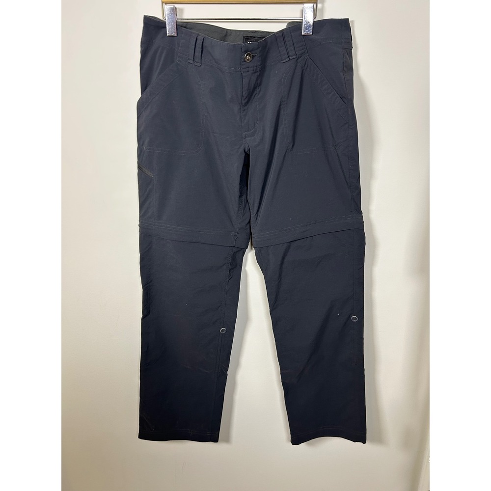 Marmot Women's Convertible Hiking Pants Zip Off grey Size 12 utility gorpcore